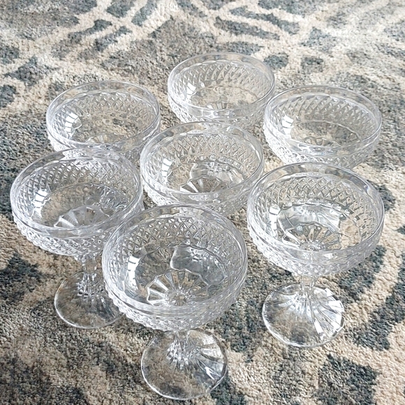 Vintage Crystal Glassware Goblets Stemware Glasses - Picture 16 of 17
